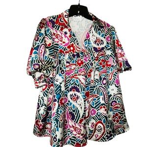 Floral Paisley Women's Blouse
